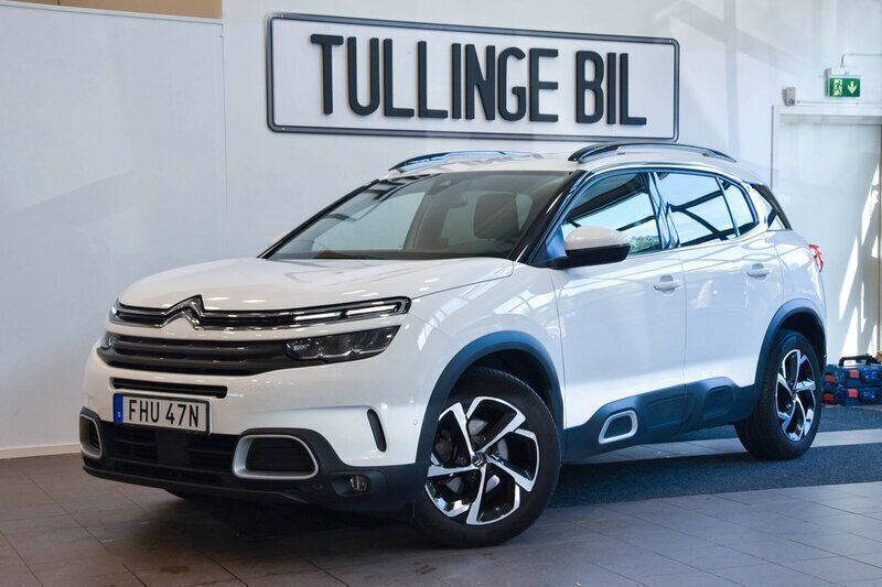 Vit Begagnad 2021 Citroën C5 Aircross PureTech SUV | 204 900 kr (Marknadspris) - Bild 1/4