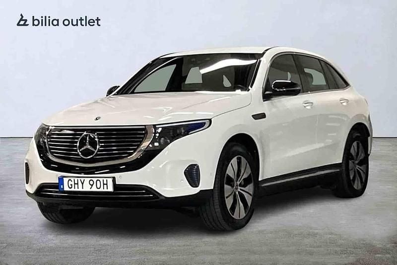 Vit Begagnad 2021 Mercedes EQC400 SUV | 389 900 kr (Bra pris) - Bild 1/1