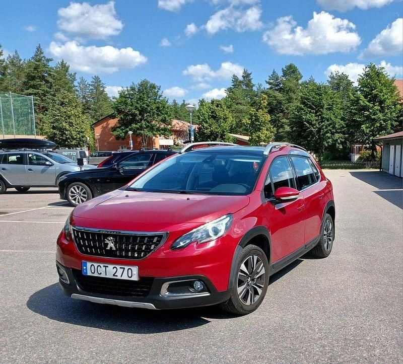 Röd Begagnad 2016 Peugeot 2008 SUV | 89 000 kr (Marknadspris) - Bild 1/4