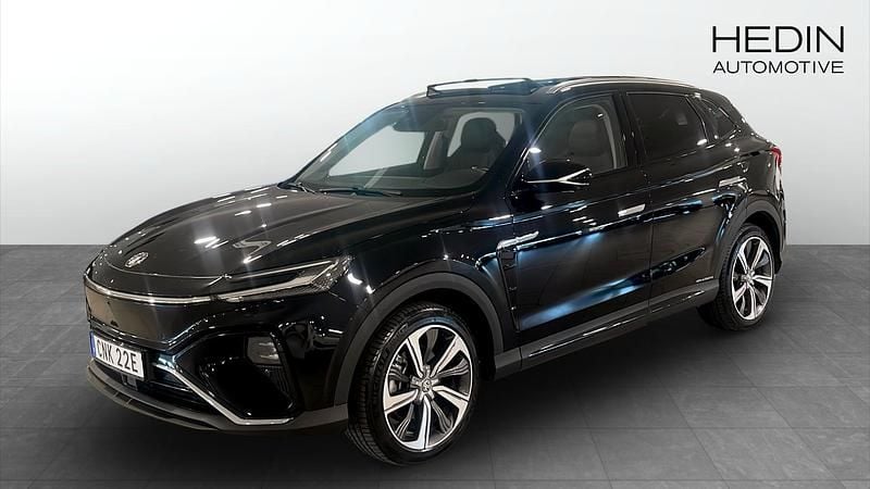 Svart (black) Begagnad 2022 MG Marvel R Performance SUV | 289 900 kr - Bild 1/4