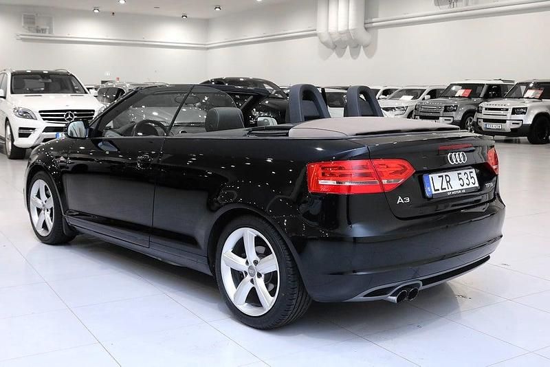 Begagnad Audi A3 Cabriolet S-Line 160 HK (117 kW) 2012 Svart Cab