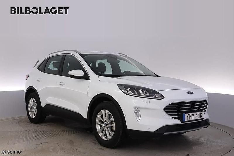 Vit Begagnad 2022 Ford Kuga Titanium SUV | 199 800 kr (Bra pris) - Bild 1/4