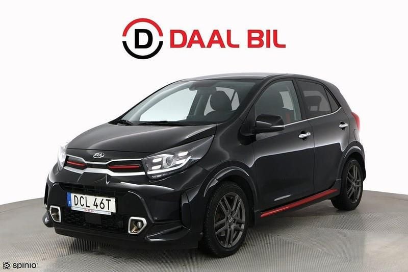 Svart Begagnad 2021 Kia Picanto GT-Line Halvkombi | 134 700 kr (Marknadspris) - Bild 1/4