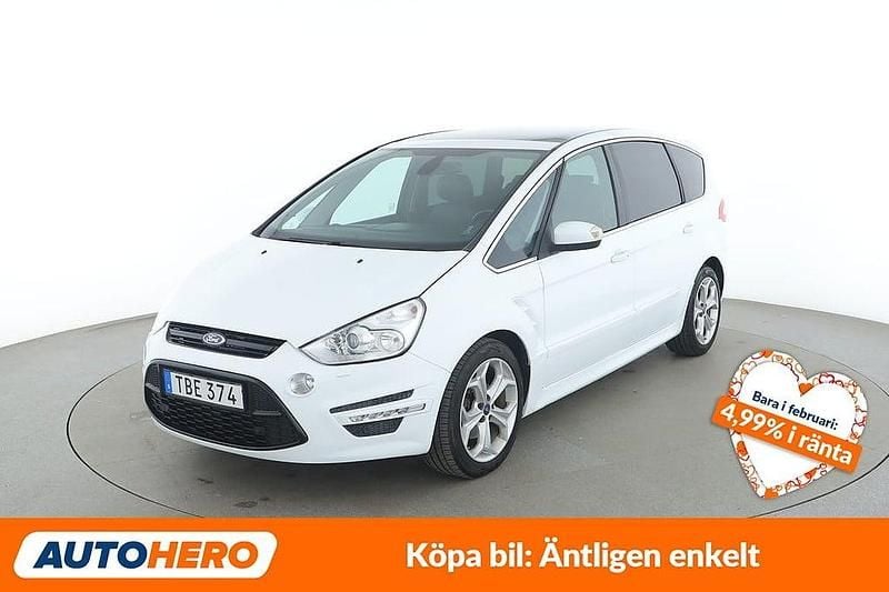 Begagnad Ford S-MAX S 165 HK (121 kW) 2014 Vit Minibuss