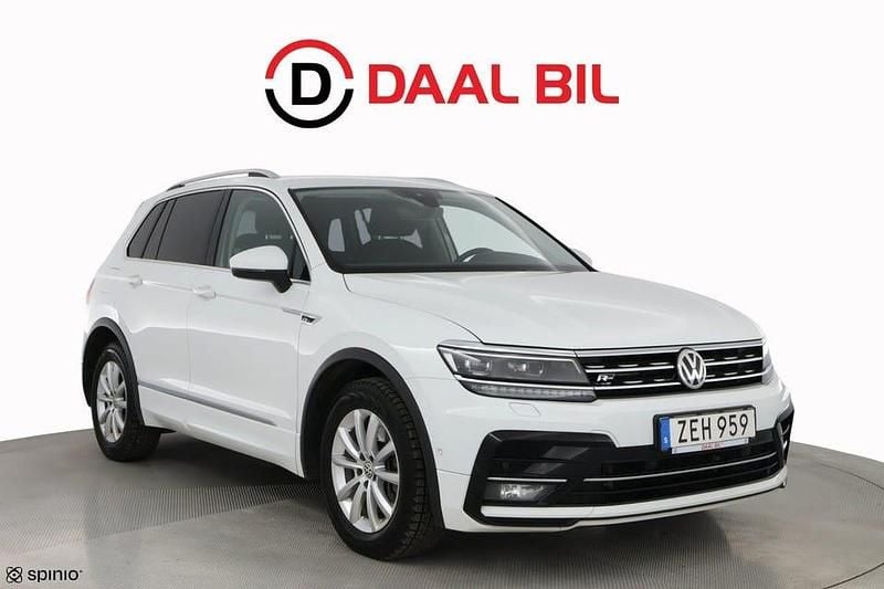 Begagnad VW Tiguan R-line 190 HK (139 kW) 2018 Vit SUV