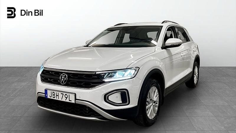 Pure white Begagnad 2023 VW T-Roc SUV | 279 900 kr (Marknadspris) - Bild 1/4