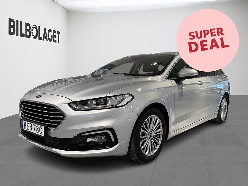 Grå Begagnad 2021 Ford Mondeo ST-Line Kombi | 249 500 kr (Marknadspris) - Bild 1/4