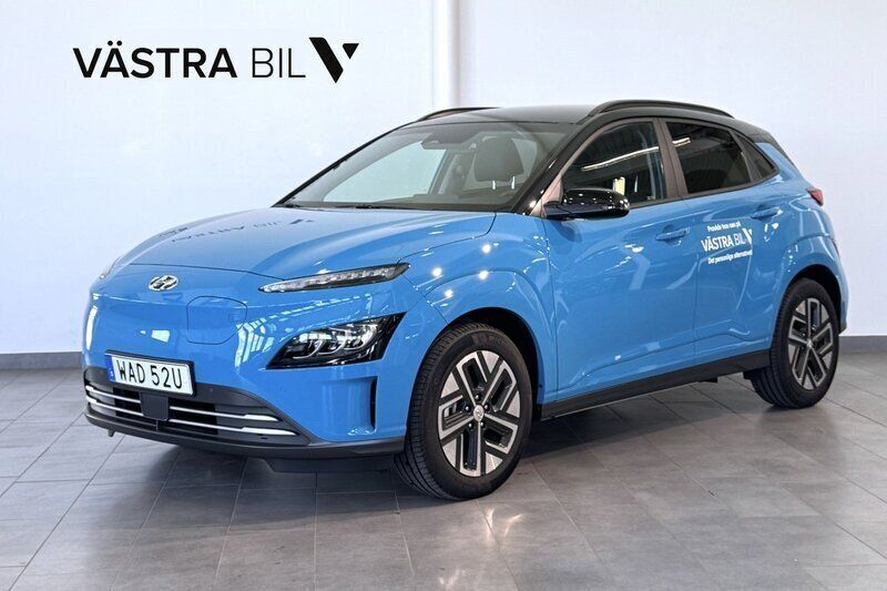 Blå Begagnad 2022 Hyundai Kona Essential SUV | 329 900 kr - Bild 1/4