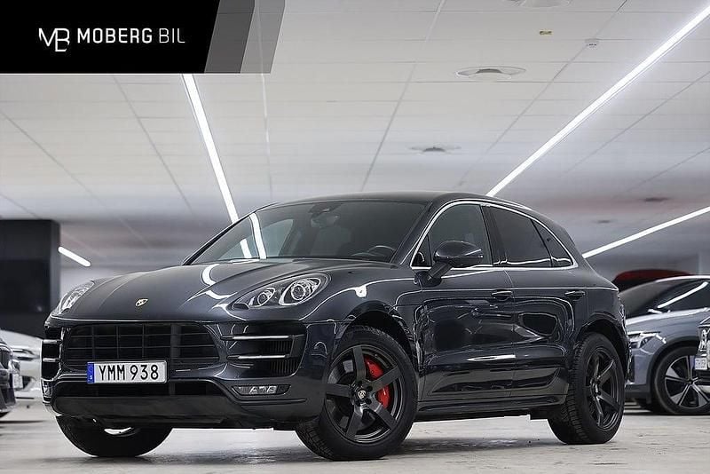 Grå Begagnad 2017 Porsche Macan Turbo Performance Package SUV | 499 900 kr - Bild 1/3