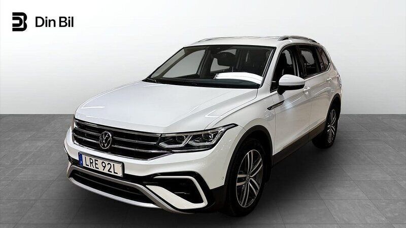 Vit Begagnad 2021 VW Tiguan Allspace Elegance SUV | 399 800 kr (Lite dyr) - Bild 1/4