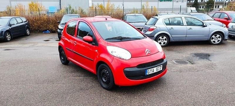 Röd Begagnad 2008 Citroën C1 Halvkombi | 24 900 kr (Marknadspris) - Bild 1/4