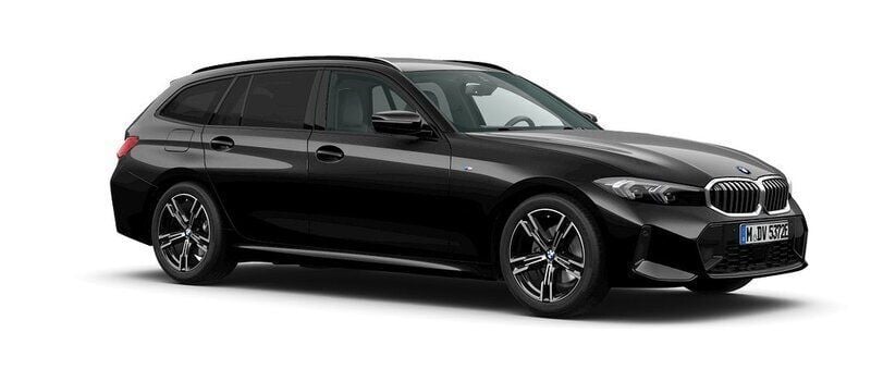 Svart Ny 2025 BMW 330e Shadowline Kombi | 643 700 kr (Marknadspris) - Bild 1/4