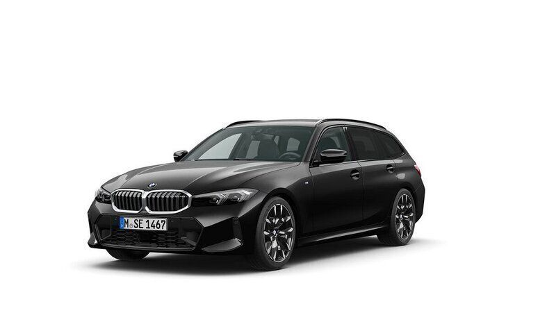 Black sapphire metallic Ny 2025 BMW 320 M Sport Kombi | 614 500 kr - Bild 1/4