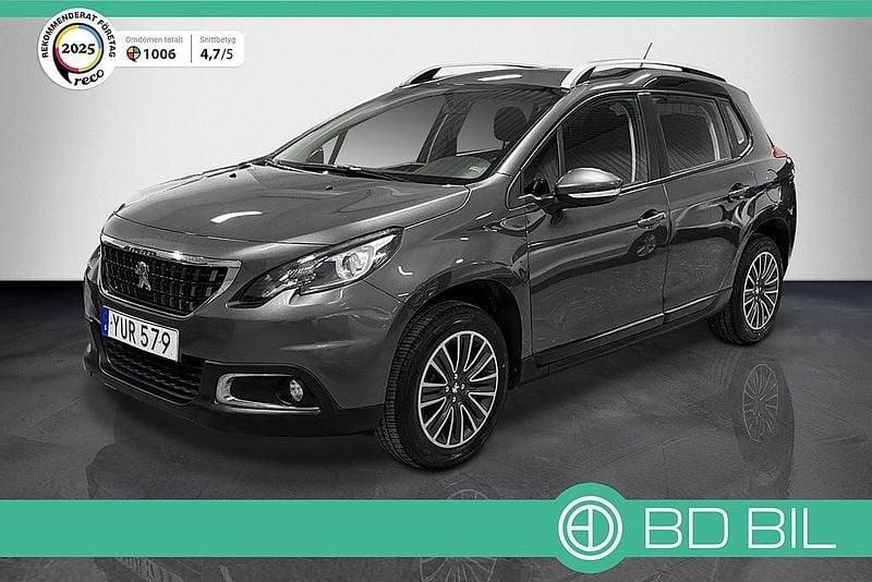 Mörkgrå Begagnad 2017 Peugeot 2008 SUV | 89 900 kr (Bra pris) - Bild 1/3