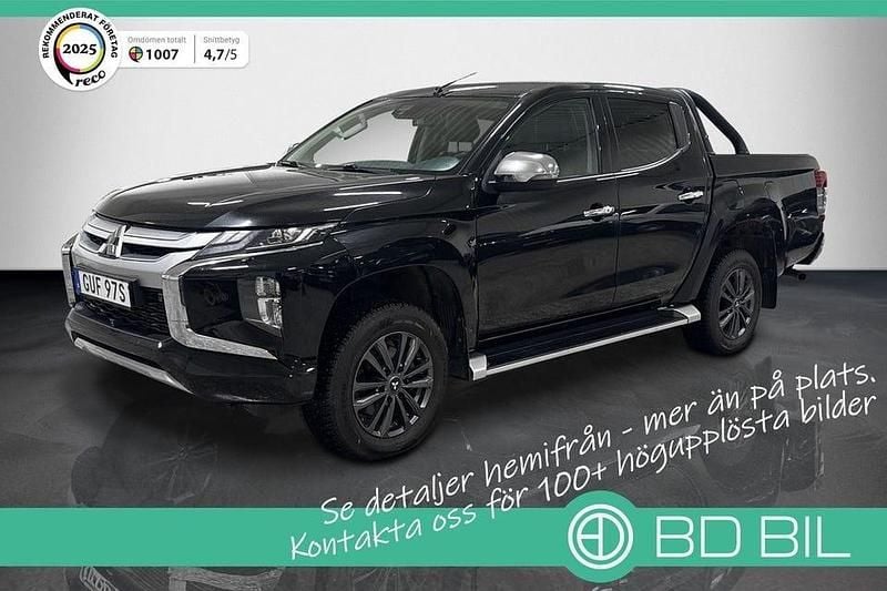 Svart Begagnad 2020 Mitsubishi L200 Pickup | 329 900 kr (Marknadspris) - Bild 1/3