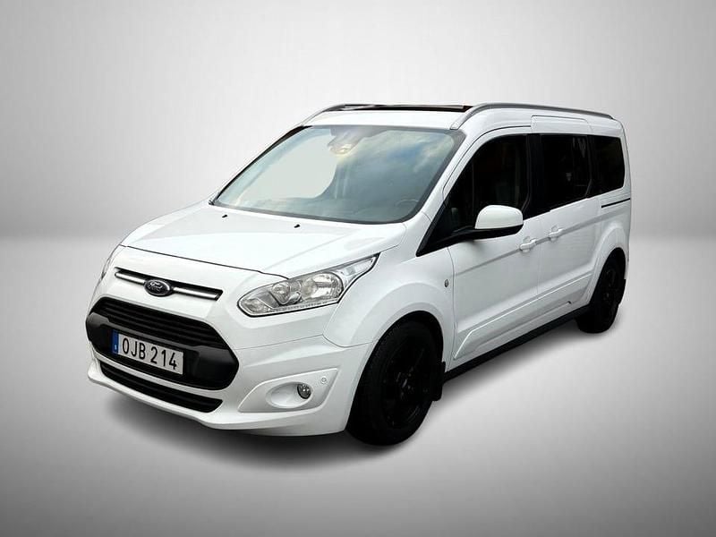 Vit Begagnad 2017 Ford Tourneo Connect Minibuss | 179 900 kr (Marknadspris) - Bild 1/4