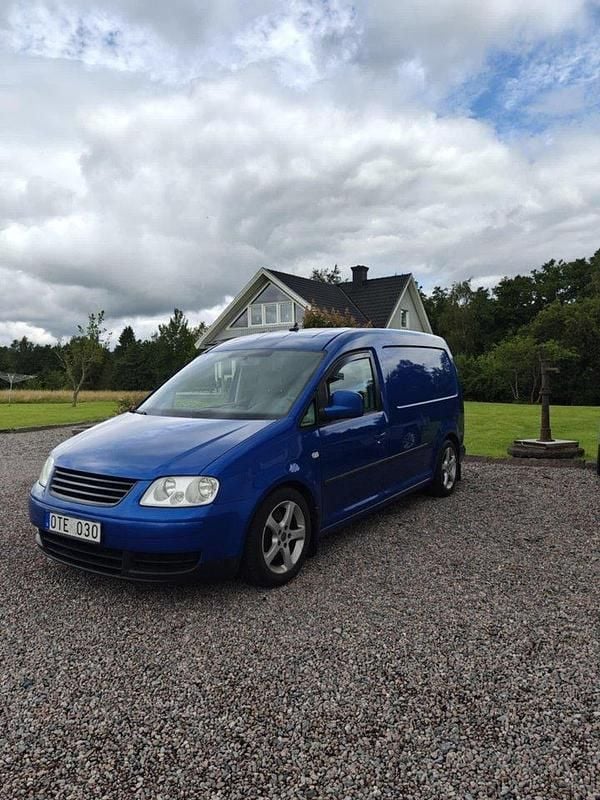 Blå Begagnad 2009 VW Caddy Maxi Minibuss | 49 000 kr (Bra pris) - Bild 1/4