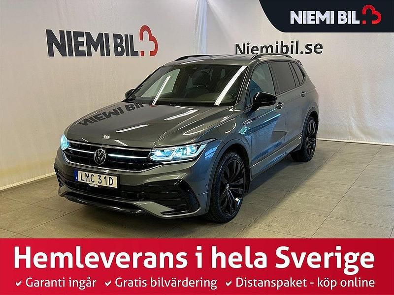 Grå Begagnad 2022 VW Tiguan Allspace R-line SUV | 379 900 kr (Marknadspris) - Bild 1/3