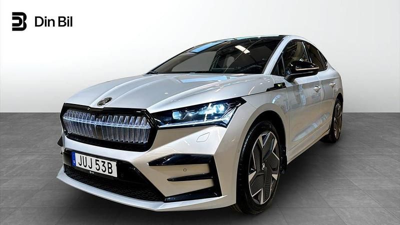 Silver Begagnad 2024 Skoda Enyaq iV RS SUV | 529 900 kr (Lite dyr) - Bild 1/4
