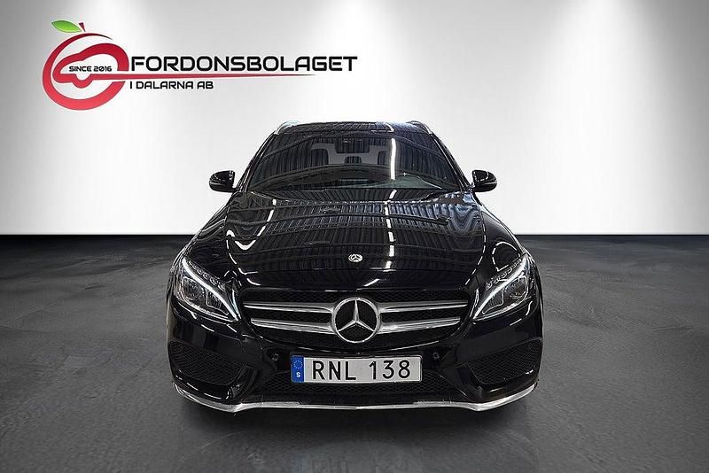 Begagnad Mercedes C220 AMG line 170 HK (125 kW) 2016 Svart Kombi