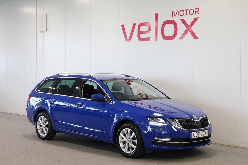 Blå Begagnad 2020 Skoda Octavia G-TEC Kombi | 129 900 kr (Marknadspris) - Bild 1/4