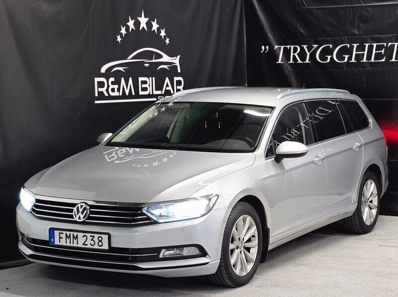 Silver Begagnad 2014 VW Passat Kombi | 129 800 kr (Marknadspris) - Bild 1/4
