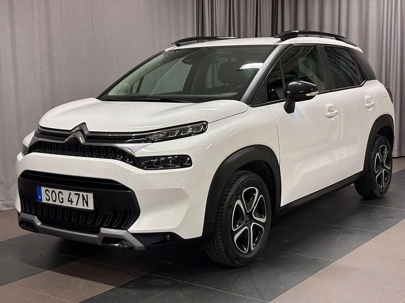 Vit Begagnad 2022 Citroën C3 Aircross Feel SUV | 149 900 kr (Marknadspris) - Bild 1/4