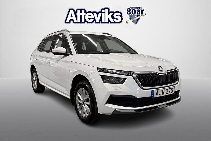 Vit Begagnad 2023 Skoda Kamiq Ambition SUV | 226 800 kr (Lite dyr) - Bild 1/4