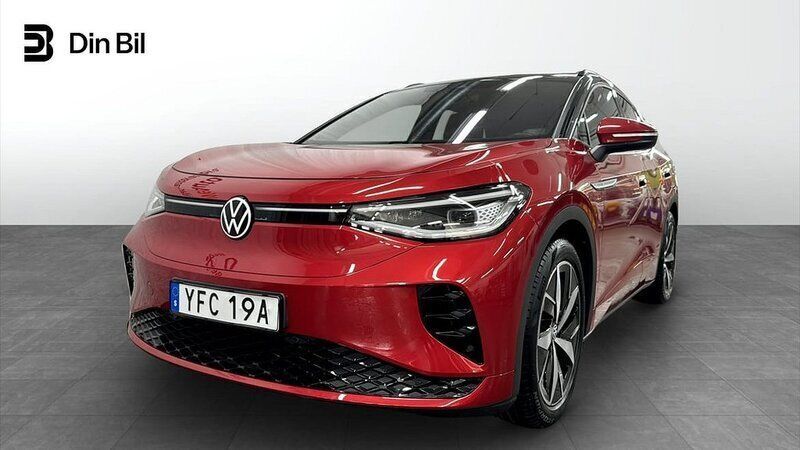 Röd Begagnad 2021 VW ID.4 GTX SUV | 409 900 kr (Marknadspris) - Bild 1/4