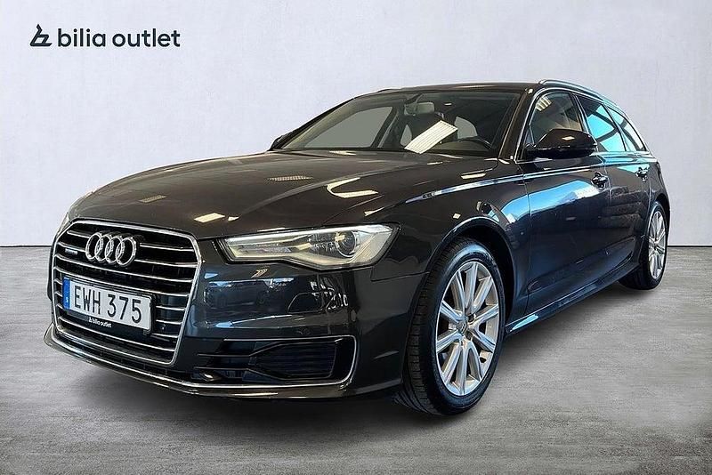 Grå Begagnad 2015 Audi A6 Ambition Kombi | 184 900 kr (Marknadspris) - Bild 1/3