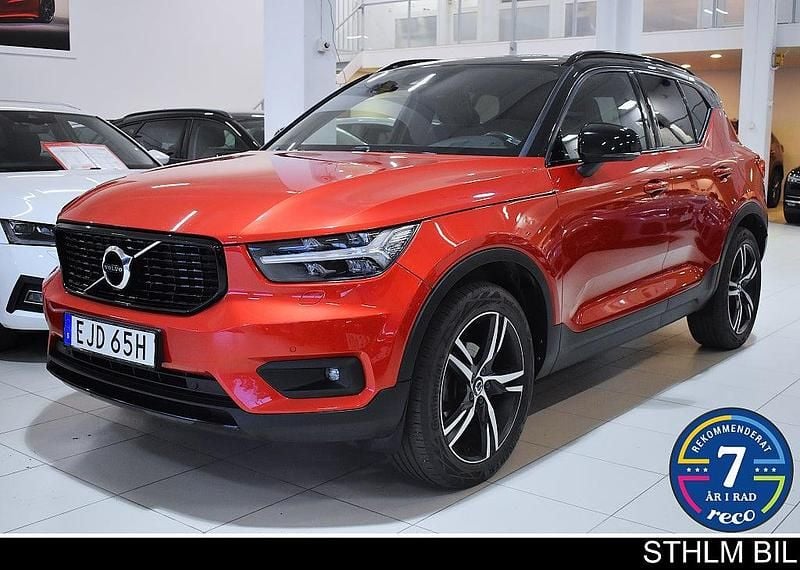 Begagnad Volvo XC40 R-Design 150 HK (110 kW) 2019 Röd SUV