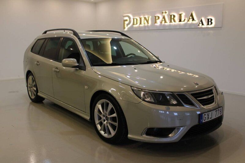 Grå Begagnad 2008 Saab 9-3 Aero Kombi | 109 900 kr - Bild 1/4
