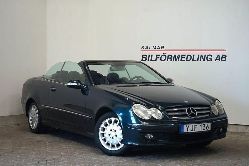 Mörkgrå Begagnad 2007 Mercedes CLK200 Elegance Cab | 79 900 kr (Bra pris) - Bild 1/4