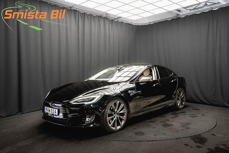 Svart Begagnad 2019 Tesla Model S Long Range AWD Halvkombi | 319 900 kr (Bra pris) - Bild 1/3
