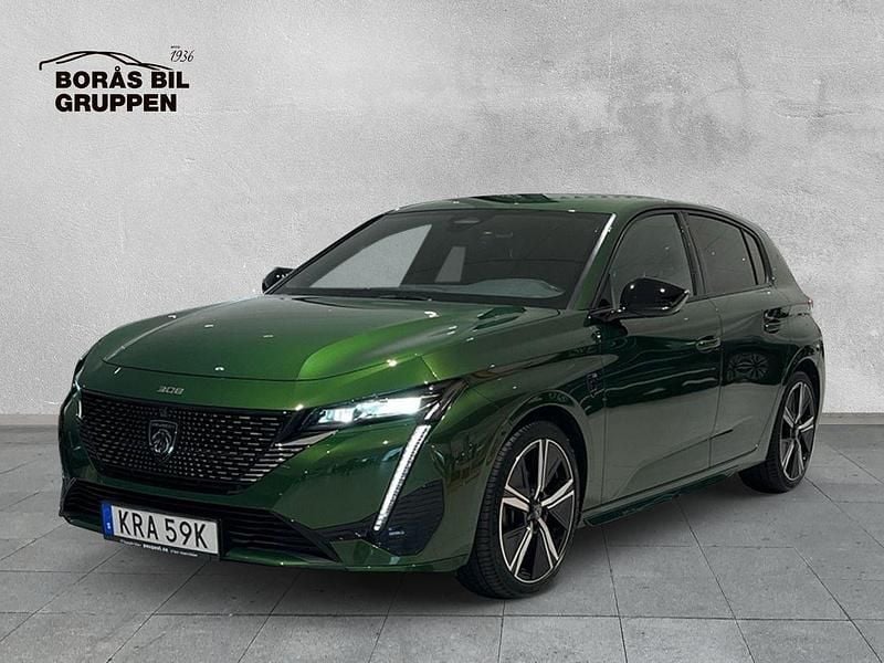 Grön Begagnad 2024 Peugeot 308 GT Halvkombi | 229 000 kr (Bra pris) - Bild 1/4