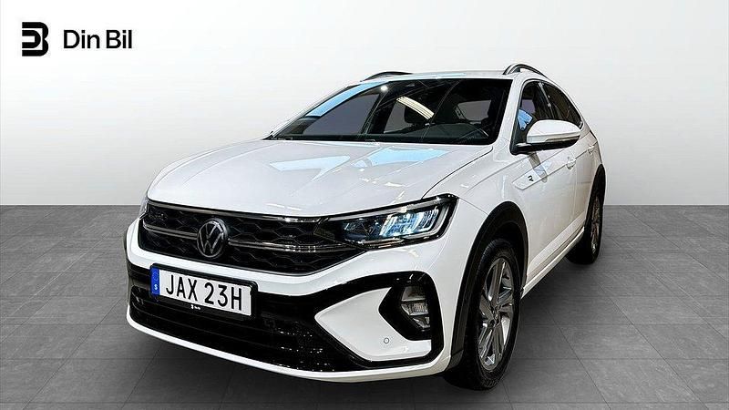Vit Begagnad 2024 VW Taigo R-line SUV | 259 900 kr (Marknadspris) - Bild 1/4