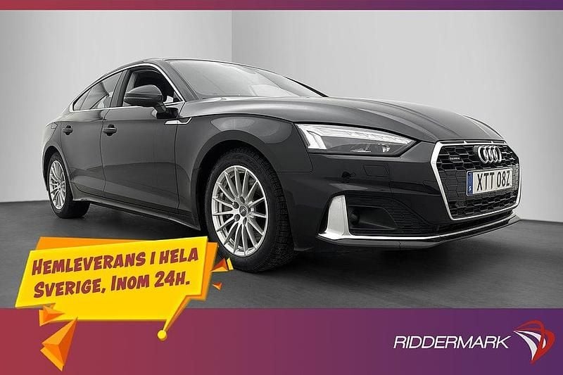 Svart Begagnad 2021 Audi A5 Sportback Halvkombi | 319 800 kr (Bra pris) - Bild 1/3
