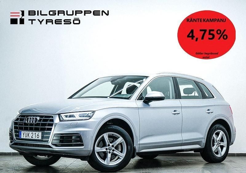 Silver Begagnad 2018 Audi Q5 Proline SUV | 259 900 kr (Bra pris) - Bild 1/4