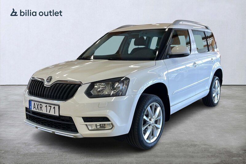 Vit Begagnad 2013 Skoda Yeti Elegance SUV | 99 900 kr - Bild 1/3
