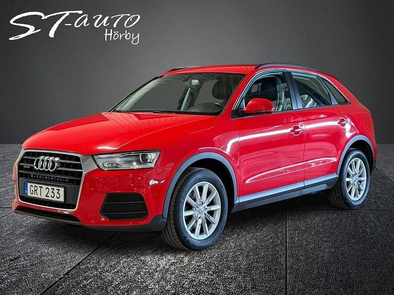 Röd Begagnad 2015 Audi Q3 SUV | 169 900 kr (Marknadspris) - Bild 1/4