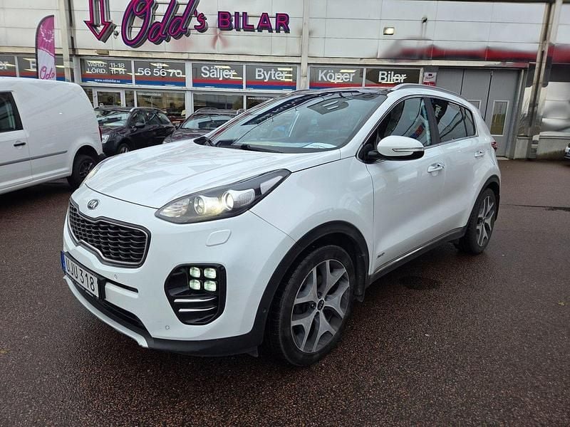 Vit Begagnad 2016 Kia Sportage GT-Line SUV | 194 500 kr (Marknadspris) - Bild 1/4