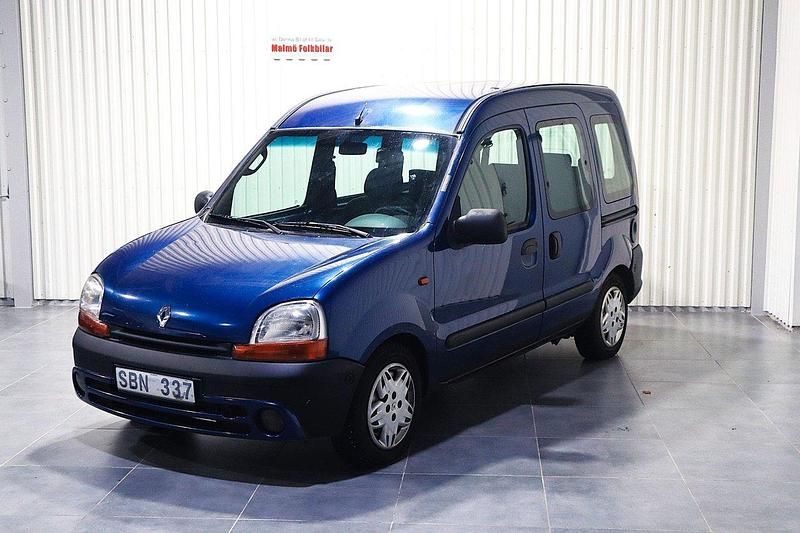 Mörkblå Begagnad 2001 Renault Kangoo Minibuss | 54 900 kr - Bild 1/4