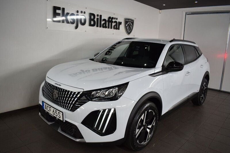 Vit Ny 2024 Peugeot 2008 Allure SUV | 245 800 kr (Lite dyr) - Bild 1/4