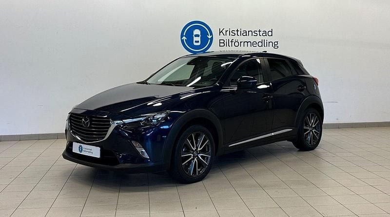 Blå Begagnad 2016 Mazda CX-3 Optimum SUV | 189 900 kr (Marknadspris) - Bild 1/4