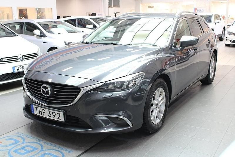 Grå Begagnad 2016 Mazda 6 Kombi | 124 900 kr (Marknadspris) - Bild 1/4