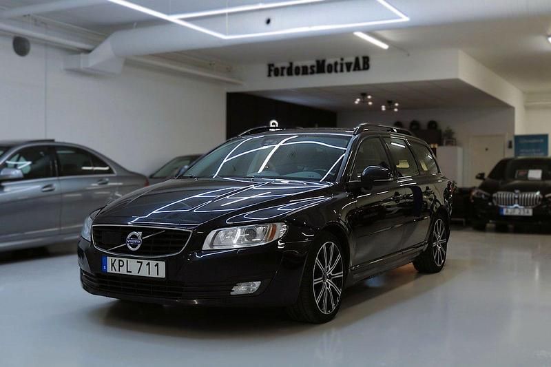 Svart Begagnad 2015 Volvo V70 Dynamic Kombi | 94 900 kr (Bra pris) - Bild 1/4
