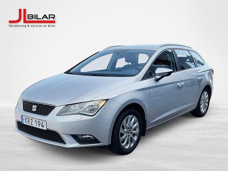 Silver Begagnad 2014 Seat Leon ST Style Kombi | 114 900 kr (Dyr) - Bild 1/4