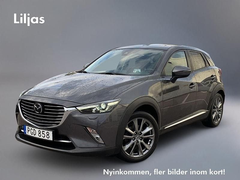 Grå Begagnad 2017 Mazda CX-3 SUV | 149 000 kr (Marknadspris) - Bild 1/4