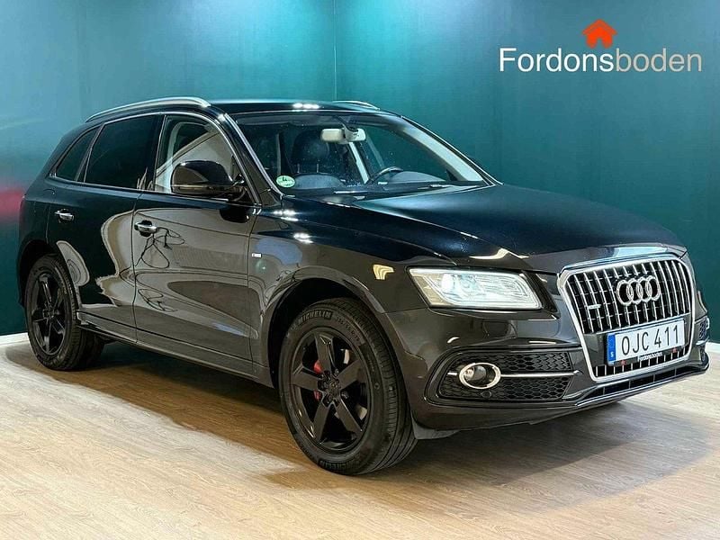 Svart Begagnad 2016 Audi Q5 S-Line SUV | 229 500 kr (Superpris) - Bild 1/4