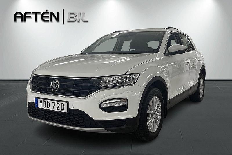 Vit Begagnad 2021 VW T-Roc SUV | 249 800 kr (Marknadspris) - Bild 1/3